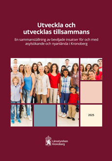 Framsida av publikation som visar en grupp människor i olika åldrar och kön